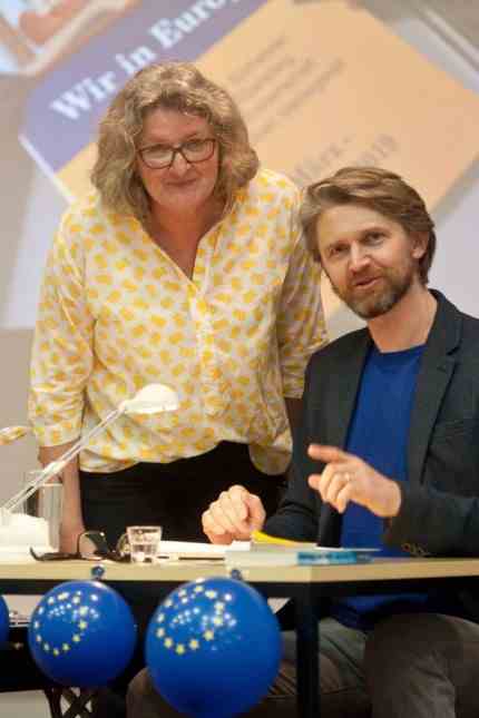 Culture in the district of Ebersberg: Ursula Schneider from the Grafinger city library and actor Thomas Peters, who will also be attending the opening event this year.