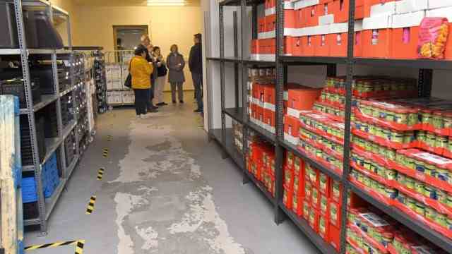 Mammendorf: Spacious: the new central warehouse for the four food banks run by the community foundation.