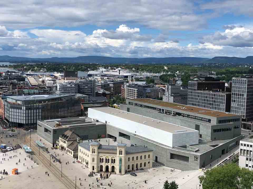 The new National Museum in Oslo.  It only opened in 2022.
