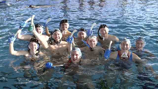 Underwater hockey: The Marlins Munich didn't quite make it to the German championship this time.