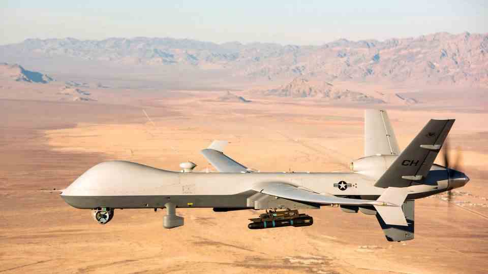MQ-9 Reaper drone (archive image)