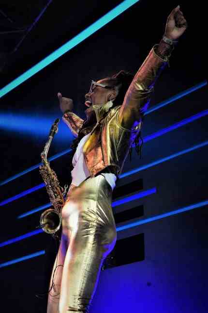 Review: Hooray, a Burghausen moment: the saxophonist Lakecia Benjamin was a highlight of the festival.