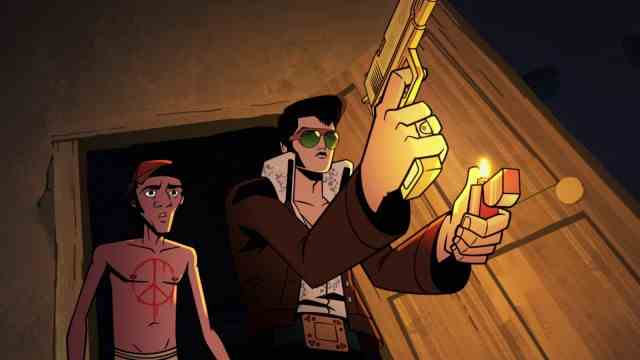 Series of the month March: Wild, forever young and slim: Agent Elvis aka Matthew McConaughey and Bobby Ray, voiced by Johnny Knoxville.
