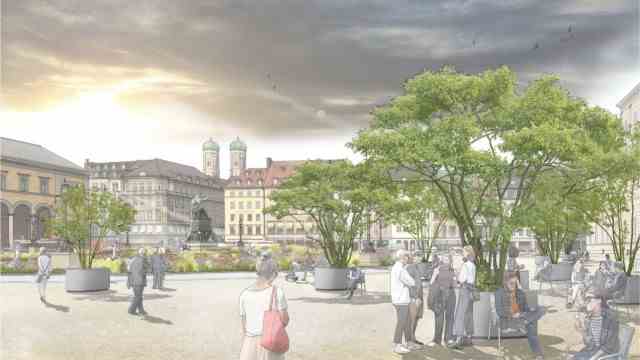 Urban design: Wild perennials in front of the opera: The greening of Max-Joseph-Platz is the reason for the conversion.