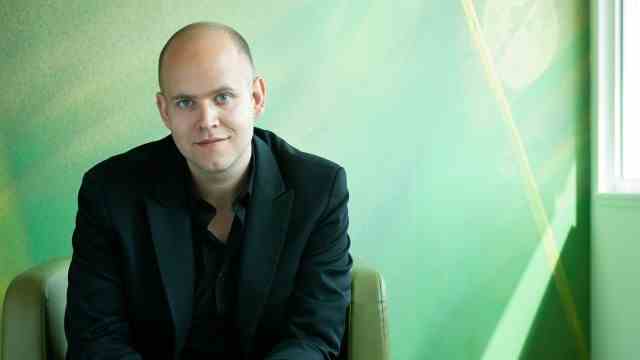 Streaming: The Swede David Ek is the founder and boss of the music service Spotify.