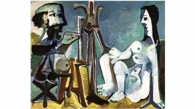 50th anniversary of his death: At the end of his life, the artist himself made the tension between the painter and his model the subject of his paintings: "Le paintre et son modelle".