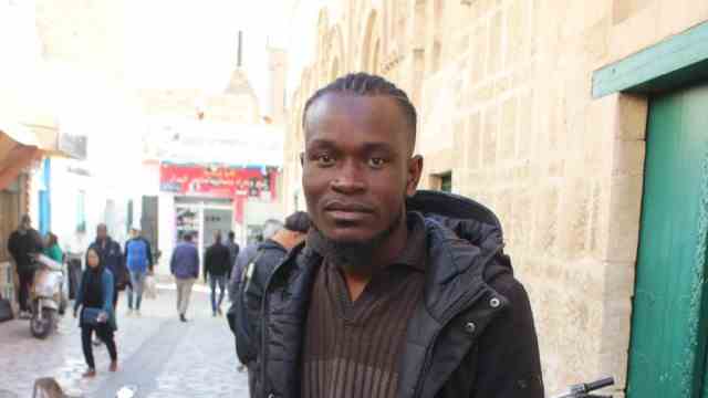 Tunisia: He actually found it easy to live in Sfax, but now Noël Hounkpatin, who came from the Ivory Coast, just wants to get away.  To Europe.