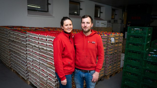 Farming: Marion and Franz-Josef Lohner continue the business that Franz-Josef's grandparents founded in 1965.