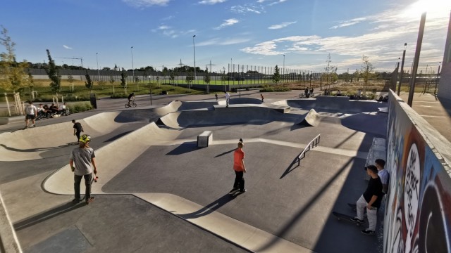 Skateboarding: The park in Freiham is the latest addition to Munich's list of skate parks.