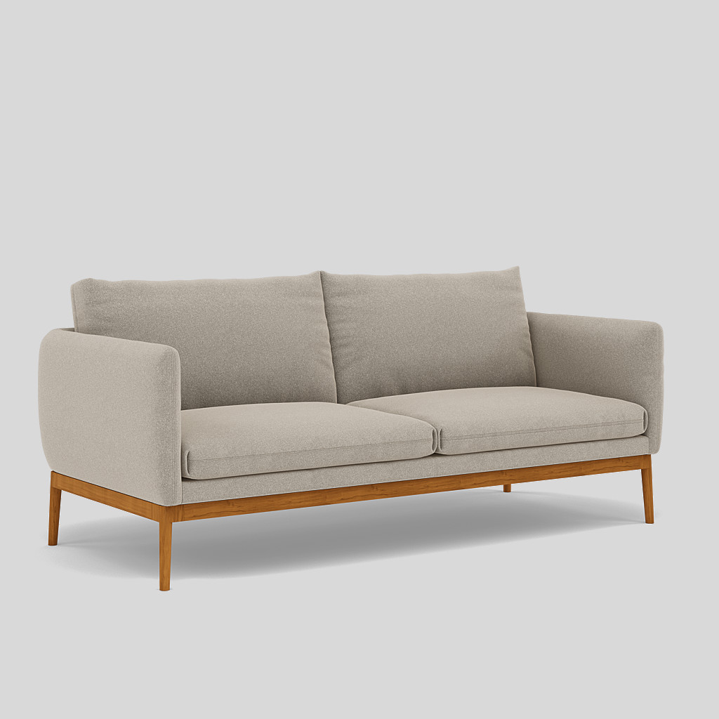 Sixties Style 2-Seater Elgin Padded Sofa