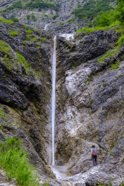 Celebrity tips for Munich and Bavaria: A waterfall in the Kleine Wolfsschlucht near Wildbad Kreuth.