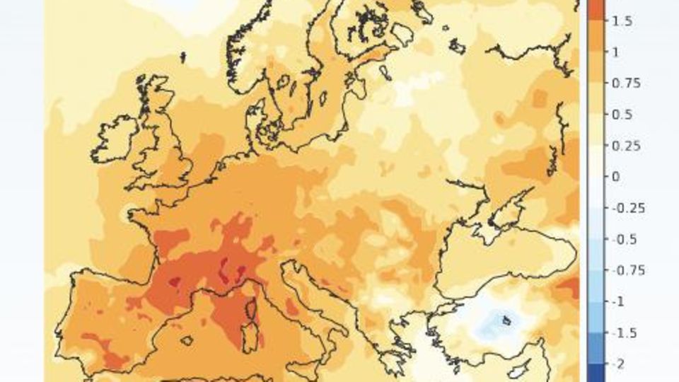 Temperature Europe 2022