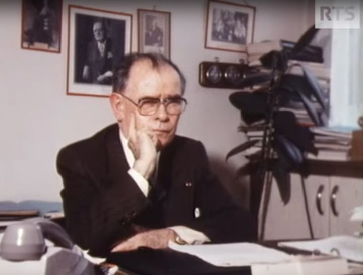 Le toxicologue René Truhaut, dans le documentaire “1964 : La malbouffe et les additifs, progrès ou danger pour le futur ?” (Capture d’écran INA / RTS)