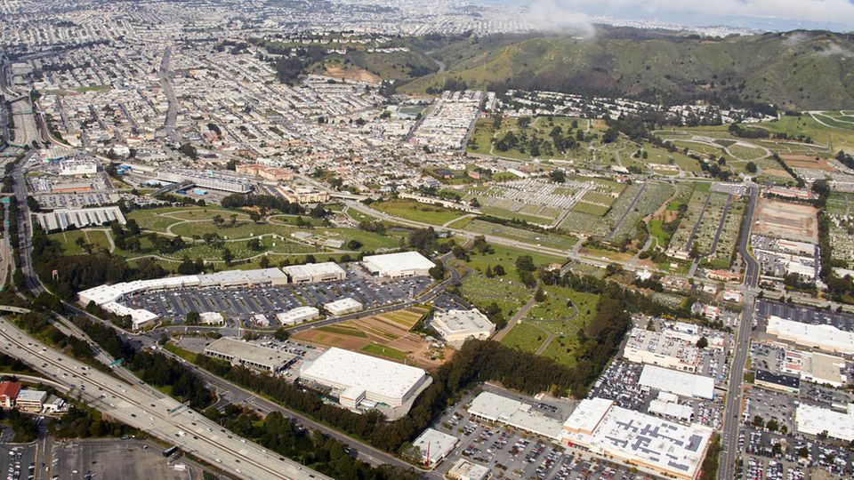 Colma, California: 99.9% of residents are buried here