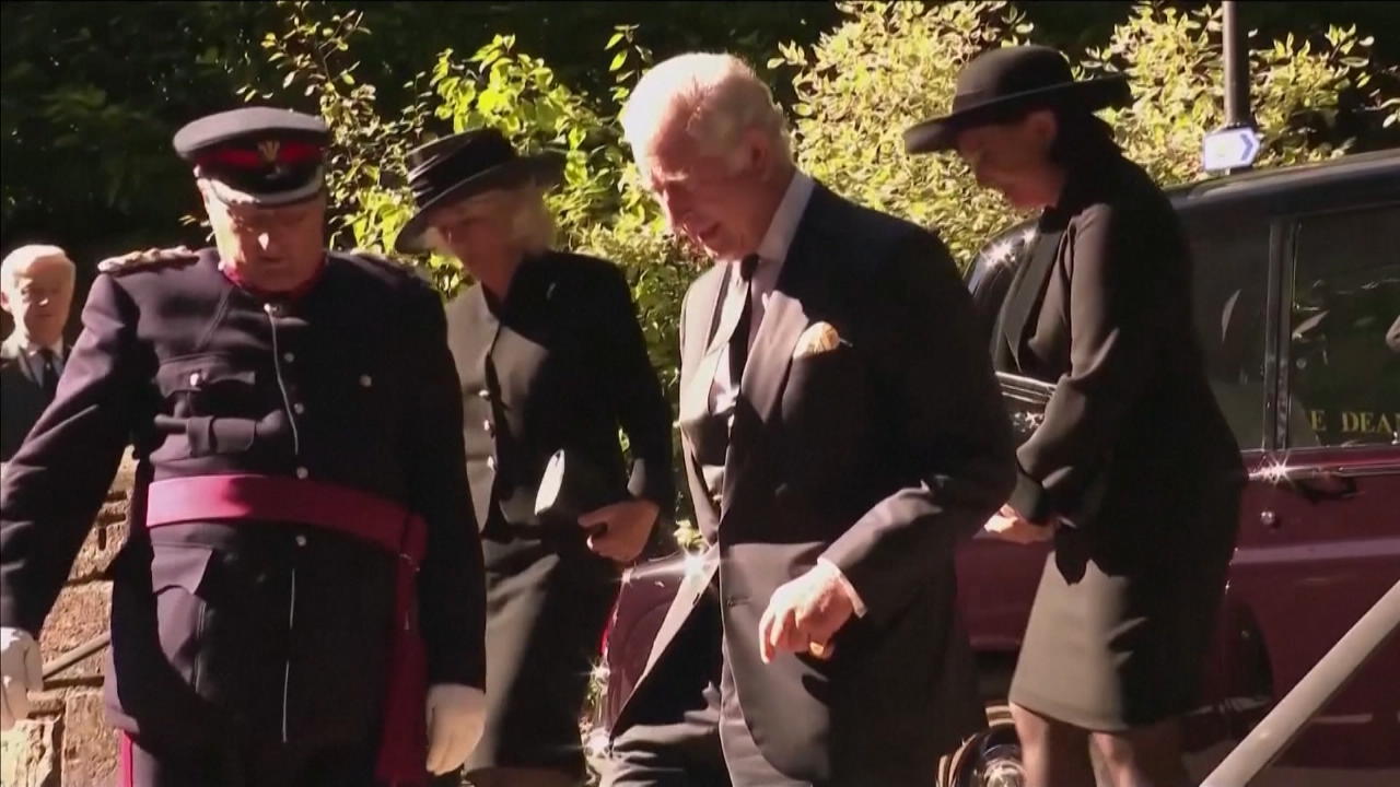 King Charles is received in Wales to thunderous applause