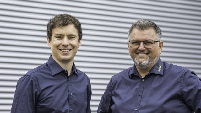 Start-up: The two are founders of the company Lichtwart from Herford: Johannes Mailänder and Gregor Giataganas.