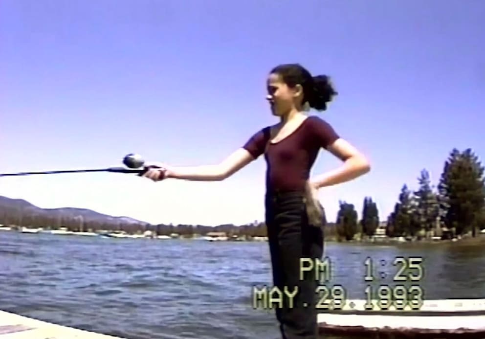 In her youth, Meghan spent a lot of time with her father.  The documentary shows private family videos and photos from those days