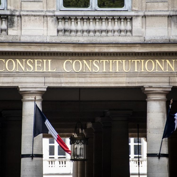 The facade of the Constitutional Council, on April 24, 2023 in Paris.  (MAGALI COHEN / HANS LUCAS / AFP)