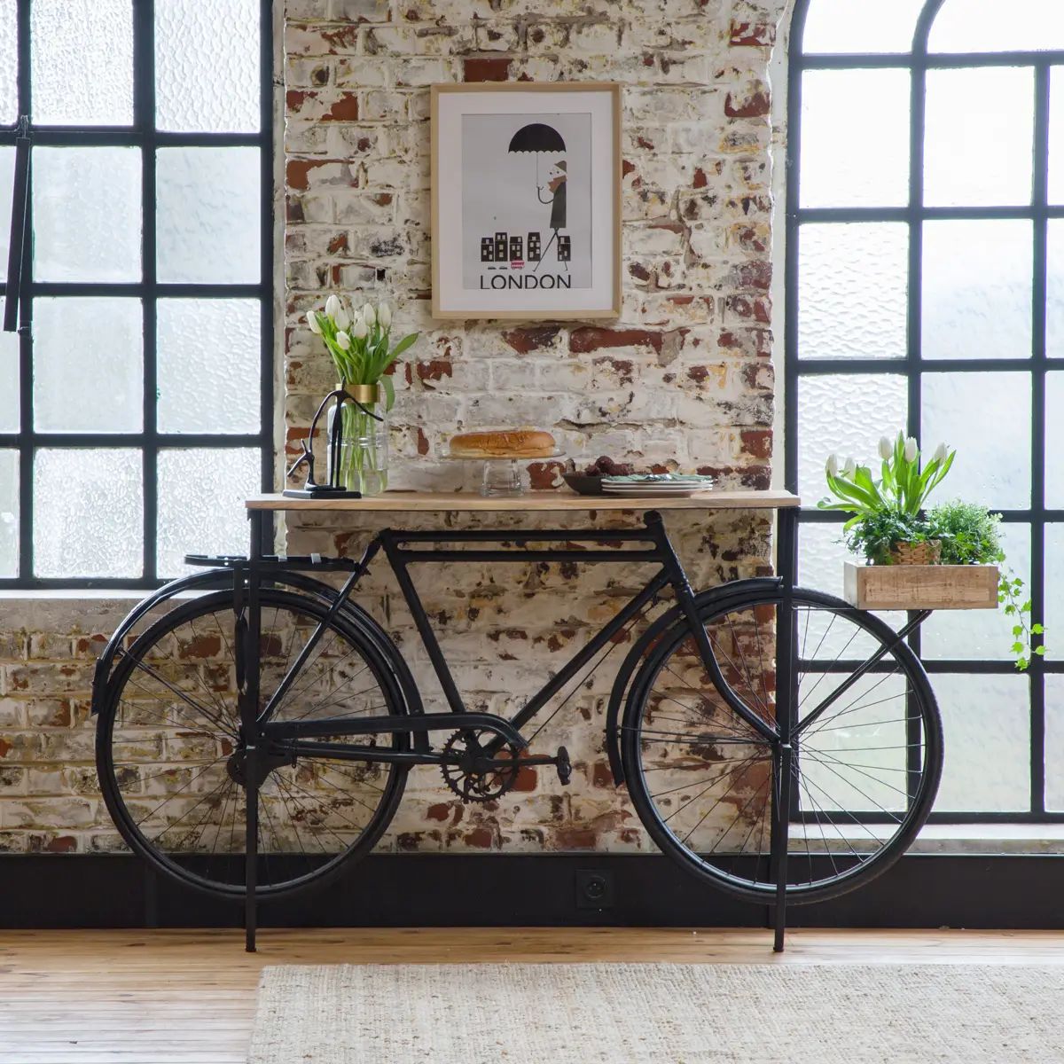 Industrial Style Bike Console