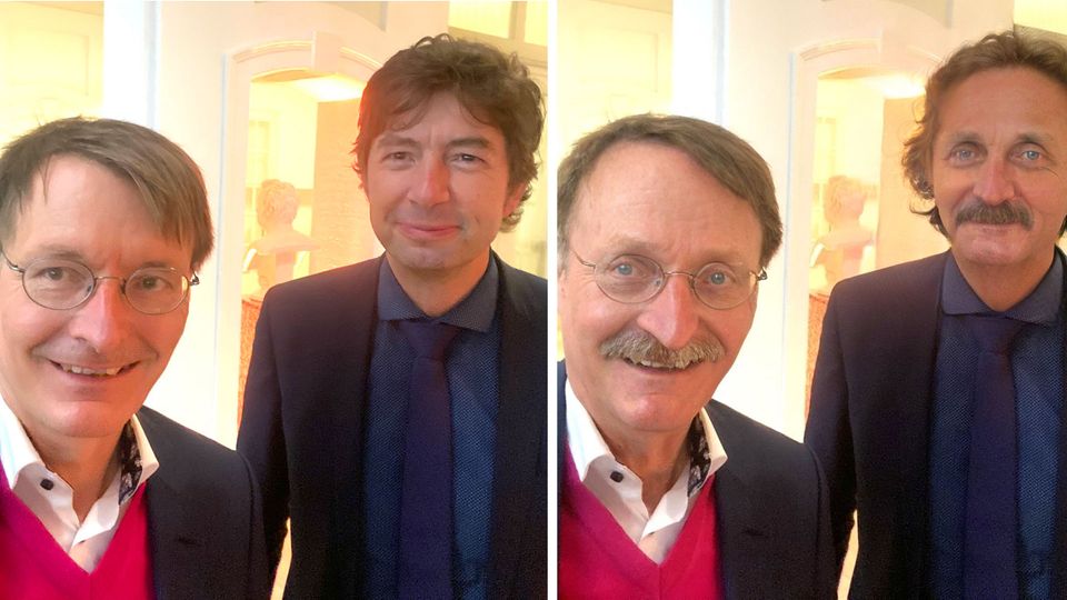 Karl Lauterbach and Christian Drosten post a selfie that goes viral on Twitter