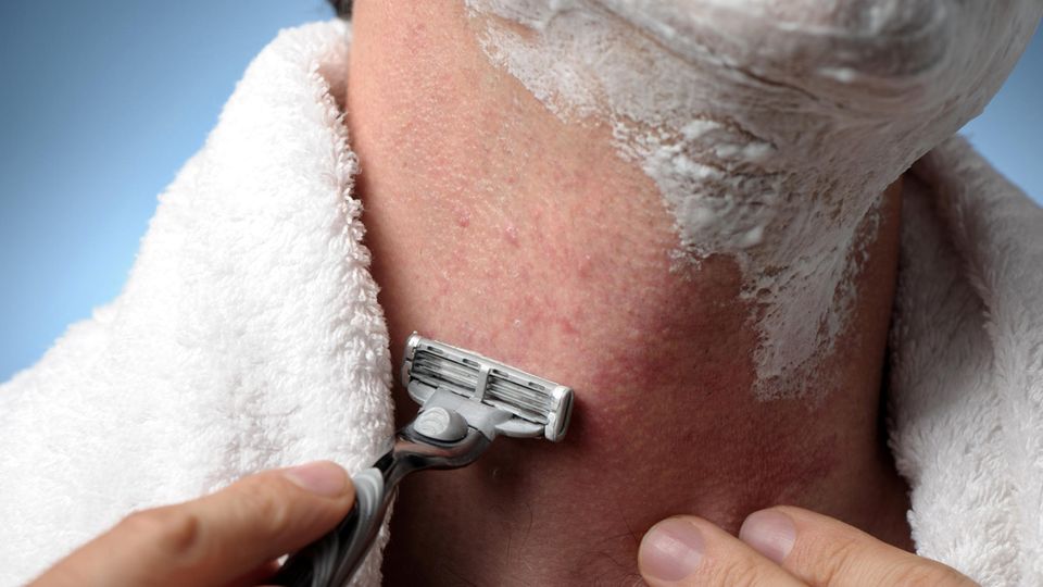 Shaving irritates the skin
