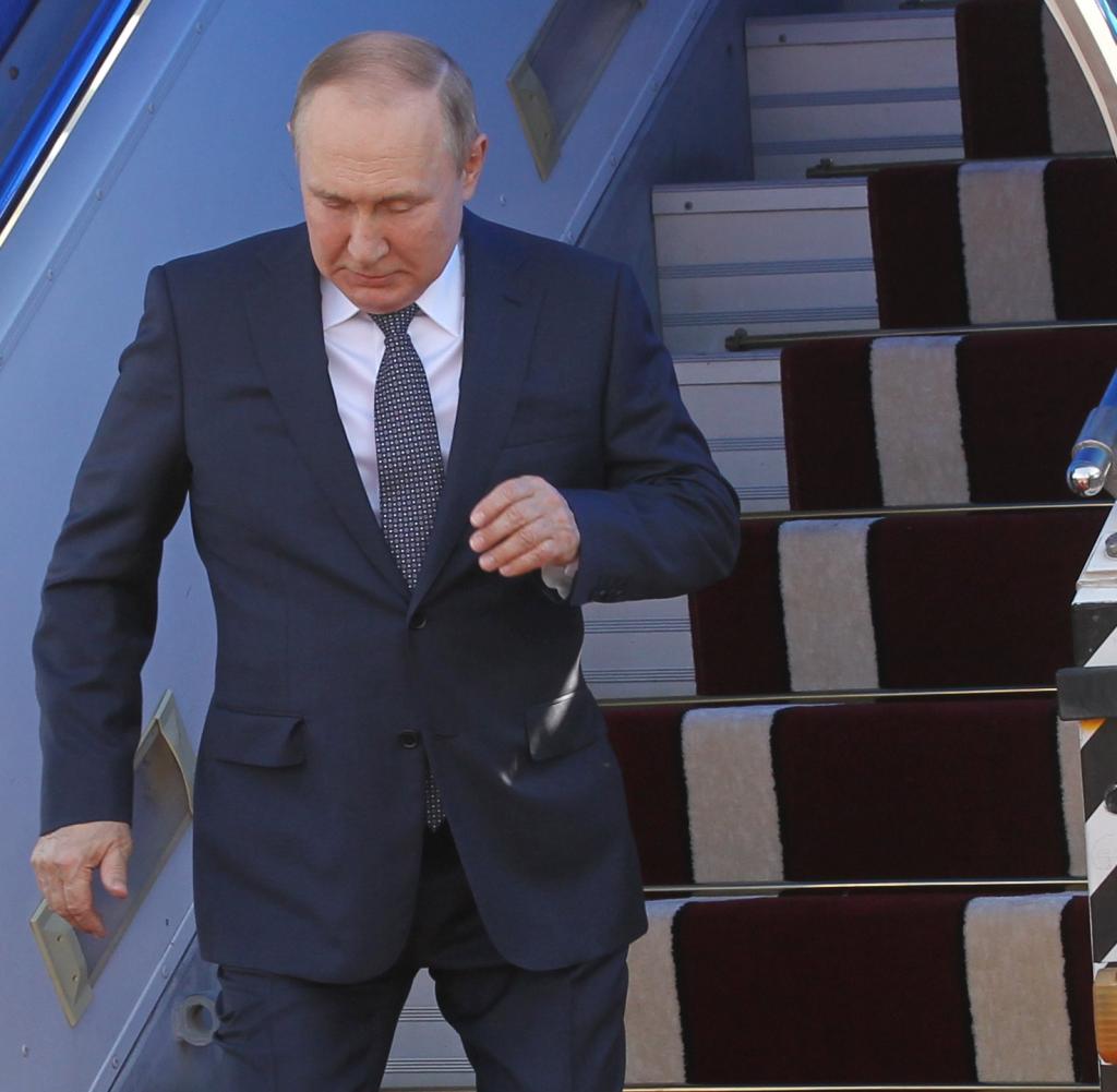 Putin on a state visit in 2022