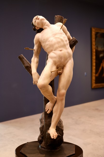 Design for Literature: Saint Sebastian without Covers, sculpture in the Freising Diocesan Museum.