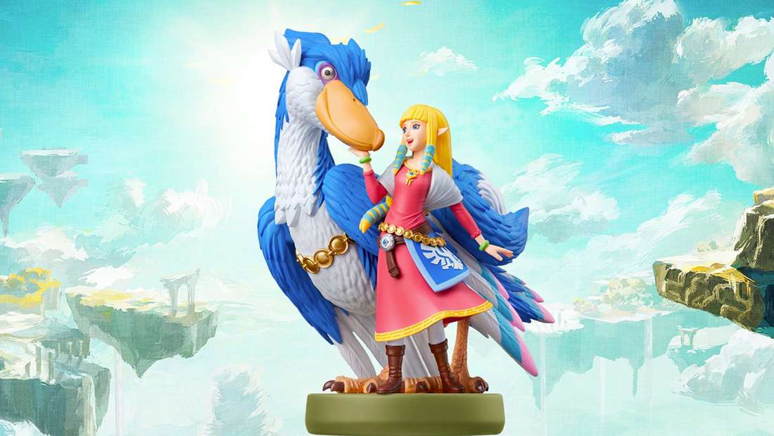Zelda und Loftwing Amiibo und ihre Belohnungen in Tears of the Kingdom.