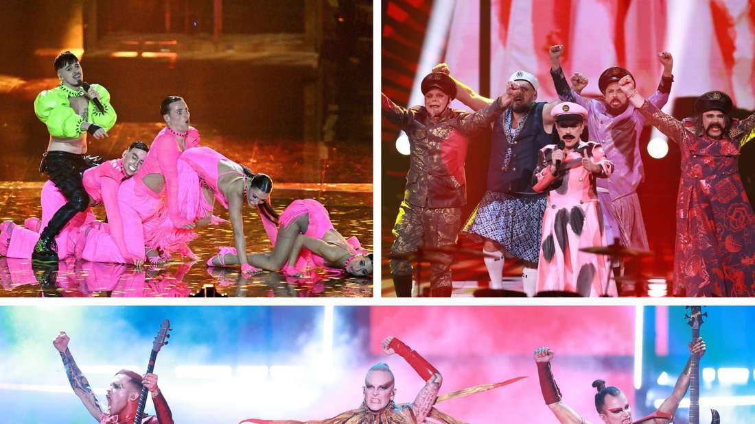 Bizarre performances and wild costumes at the ESC 2023 in Liverpool.