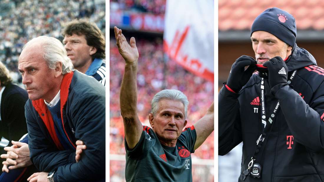 FC Bayern Munich coaches: Udo Lattek, Jupp Heynckes and Thomas Tuchel