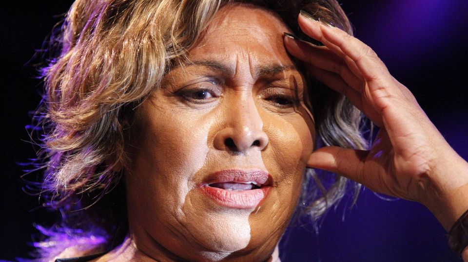Tina Turner at a concert in Zurich