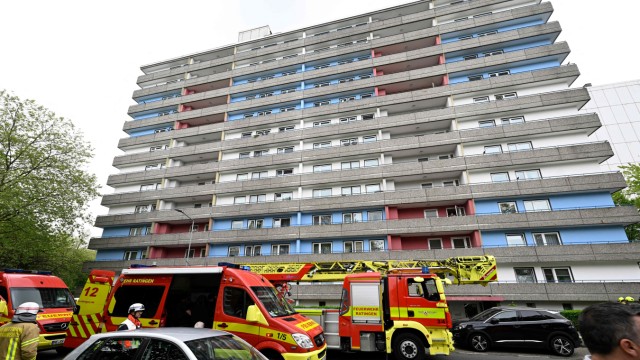 North Rhine-Westphalia: The crime happened in this high-rise building.