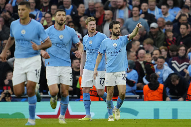 Bernardo Silva (right) scored twice for Manchester City as Skyblues beat Real Madrid in the Champions League semi-final second leg on Wednesday (17 May).