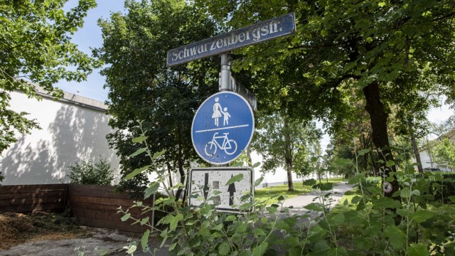 SZ series "Get on the bike": Pedestrian and bike path on Schwarzenbergstraße in Obergiesing.