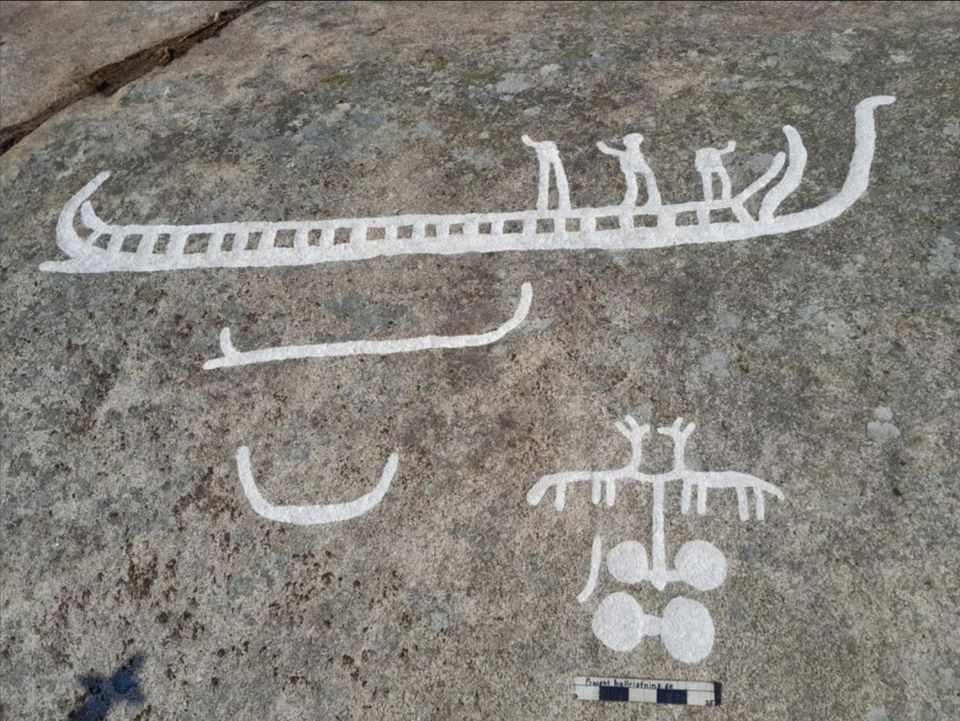 Some of the symbols from the rock