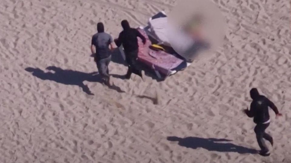 Criminals flee in a cinematic way via Mallorca's beach