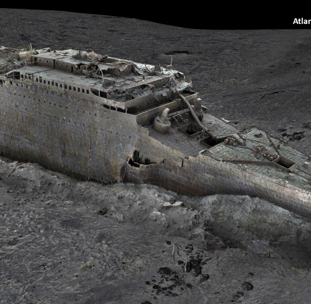New 3D images of the Titanic