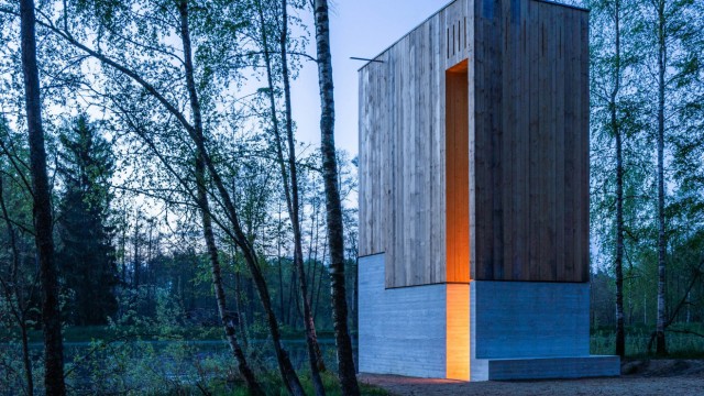 Architectural tours: Brückner & Brückner Architects designed this wayside chapel in the meadows of the Waldnaab.