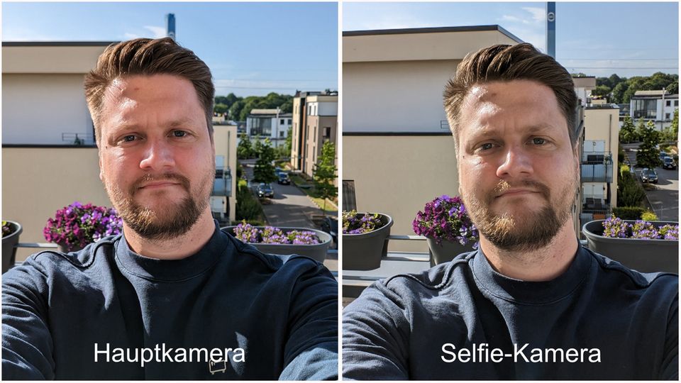Vergleich Selfie