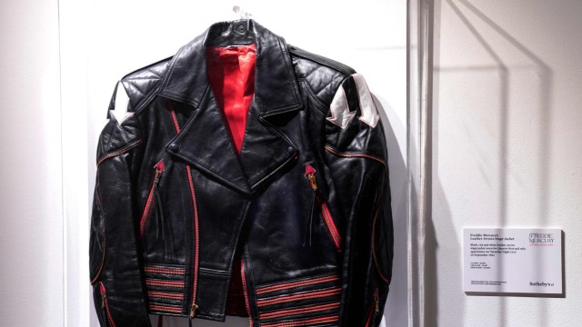 Auction: More than 1,500 of Freddie Mercury's personal items, including this jacket, will be auctioned off in September.