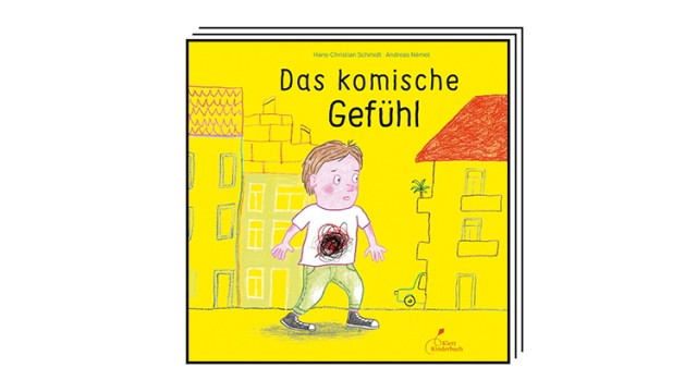 Non-fiction books for children: Hans-Christian Schmidt: The funny feeling.  With illustrations by Andreas Német.  Klett children's book, Leipzig 2022. 40 pages, 15 euros.  From 4 years.