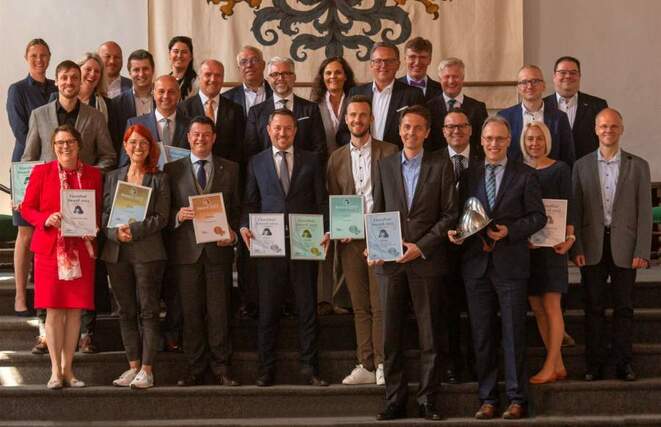 Winners and jury members at the Rothenburger Awards 2023 (Image: Kubi eV)
