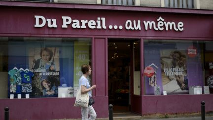 A store of the children's ready-to-wear brand Du Pareil Au Même in Paris, June 7, 2023. (MAGALI COHEN / HANS LUCAS / AFP)