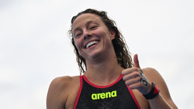 Swimming World Championship: Overjoyed: Leonie Beck also benefited in Fukuoka from her move to a new training group in Italy.