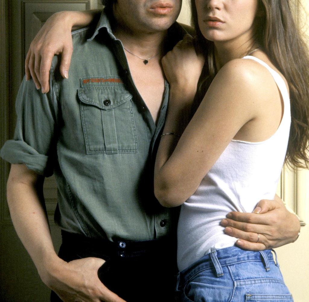 Serge Gainsbourg and Jane Birkin as a couple (undated photo)