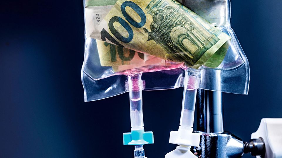 Cancer scandal: there is money in an infusion bag