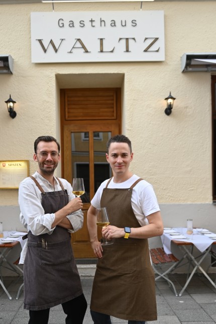 Gasthaus Waltz: Stefan Grabler and Markus Hirschler (from left) only opened their inn in March.