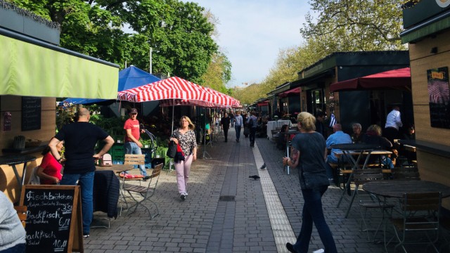 Fürth: The weekly market of Fürth, award-winning, was opened in 2019.