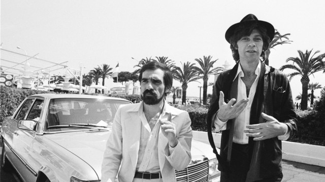 Music: Director Martin Scorsese, left, and Robbie Robertson at the Cannes Film Festival in 1978.