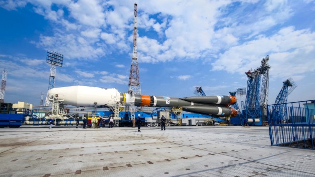 Space: The Soyuz-2.1b launch vehicle was launched with the spacecraft "Luna-25" on board to the launch site at the new Vostochny Cosmodrome.